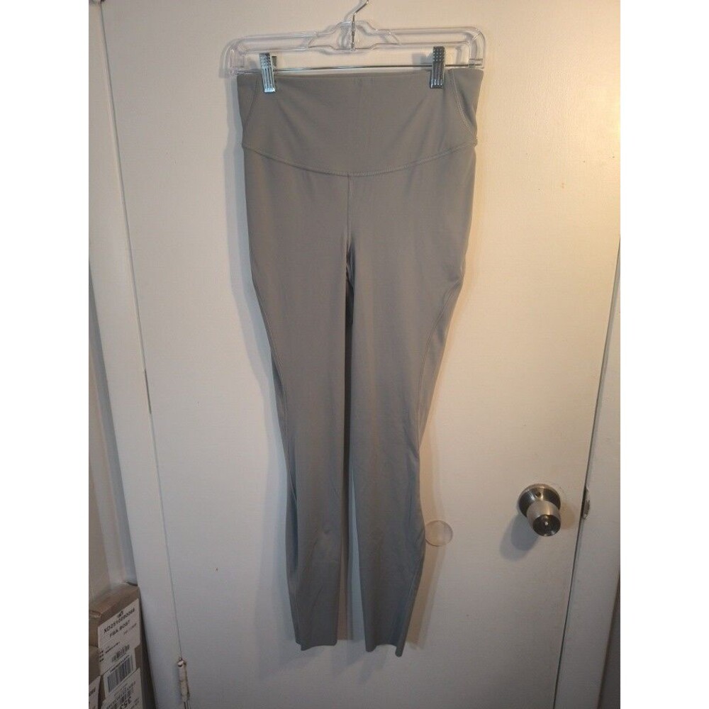 Lululemon Fast and Free Leggings Womens Size 8 Gray High Rise Pockets Tight Run